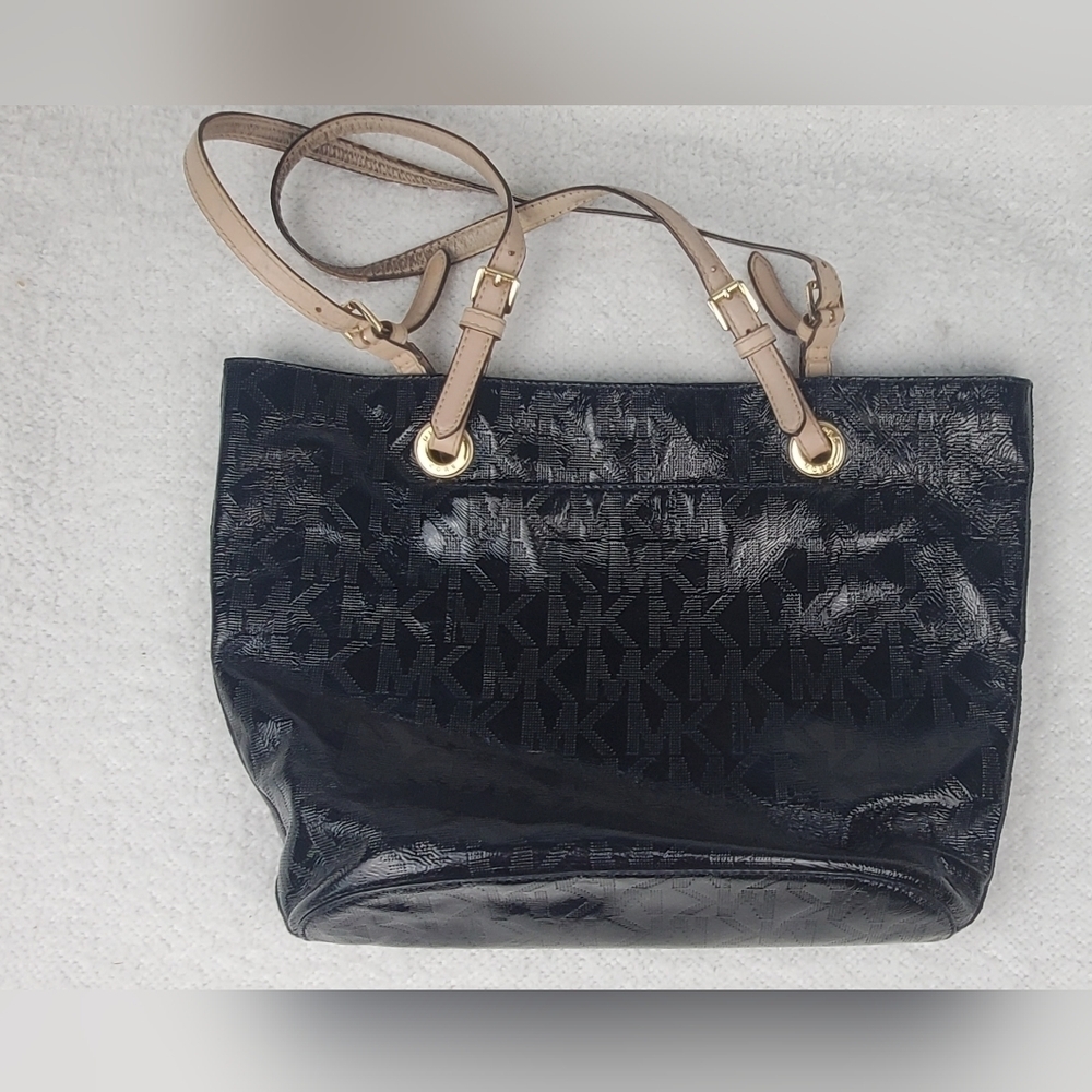 Authentic Michael Kors  Shiny Casual Career office Women's purse totes bag #7‎